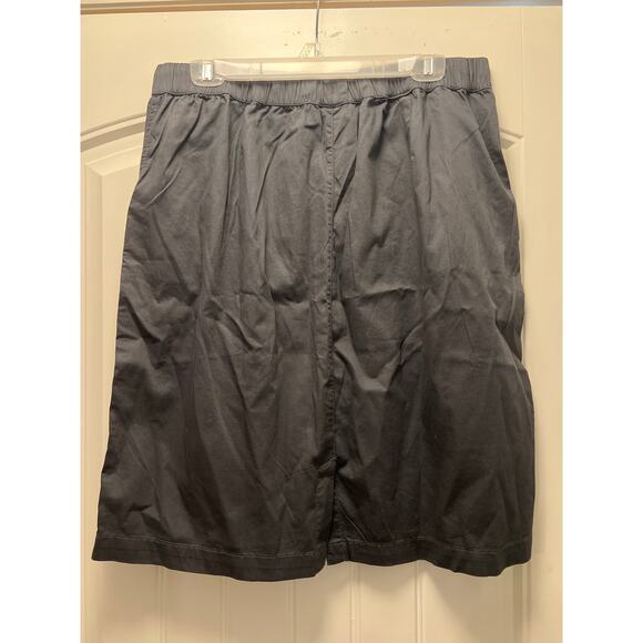 NWT Pact Women Organic Cotton Classic Woven Twill Drawstring Skirt Size XL Gray - Picture 4 of 5
